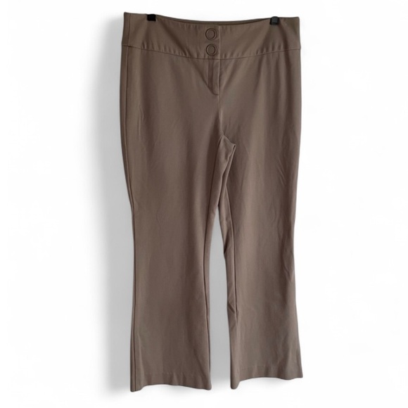 Alfani Pants - Alfani Women’s Tan Stretch Bootcut Trousers Size 10